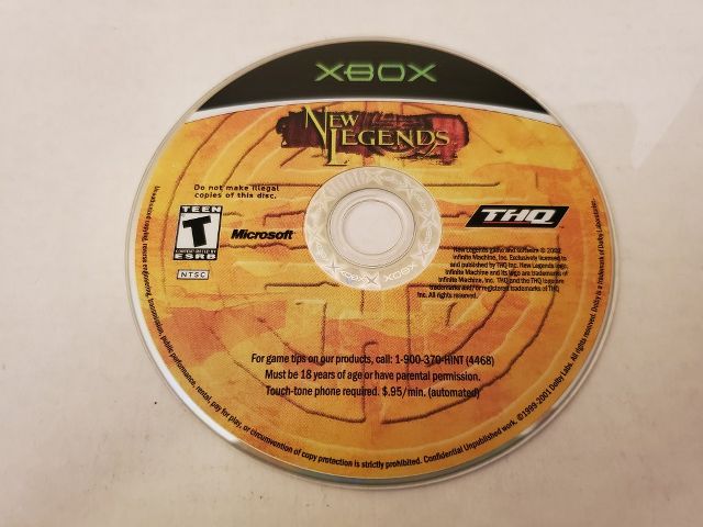 Microsoft Xbox New Legends video game