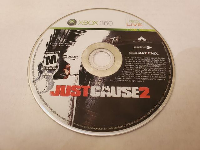 Microsoft Xbox 360 Just Cause 2 video game
