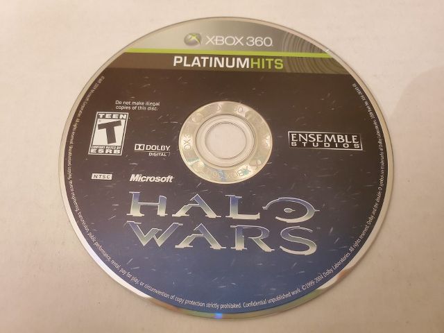 Microsoft Xbox 360 Halo Wars Platinum Hits video game
