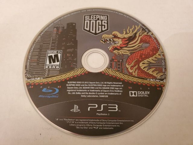 Sony PlayStation 3 Sleeping Dogs video game