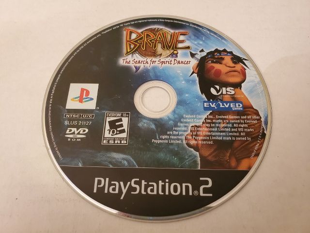 Sony PlayStation 2 Brave The Search for Spirit Dancer video game