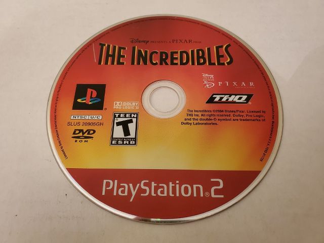 Sony PlayStation 2 The Incredibles video game