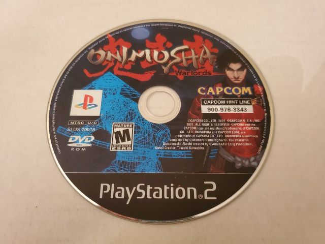 Sony PlayStation 2 Onimusha Warlords video game