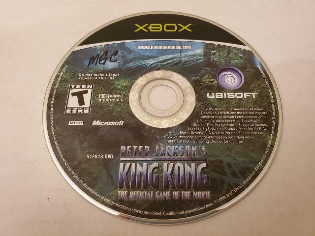 Microsoft Xbox Peter Jackson's King Kong video game