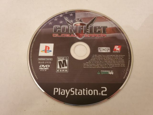 Sony PlayStation 2 Conflict Global Terror video game