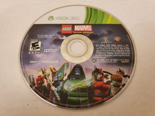 Microsoft Xbox 360 LEGO Marvel Super Heroes video game