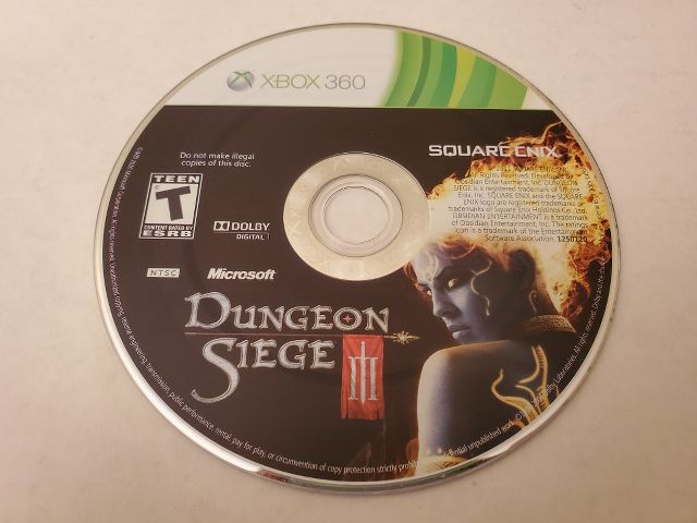 Microsoft Xbox 360 Dungeon Siege III video game