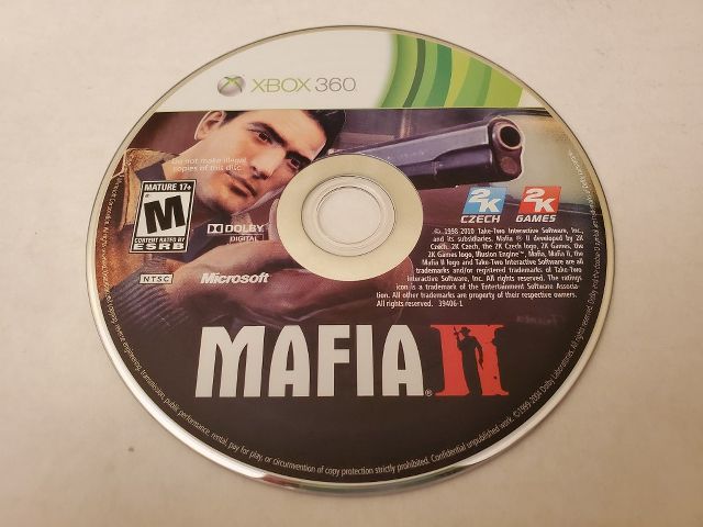 Microsoft Xbox 360 Mafia II video game