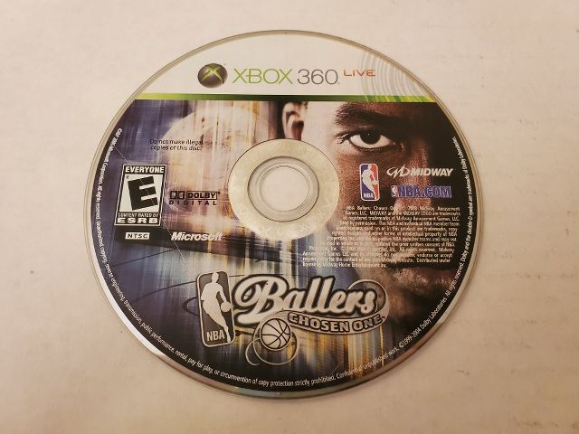 Microsoft Xbox 360 NBA Ballers Chosen One video game