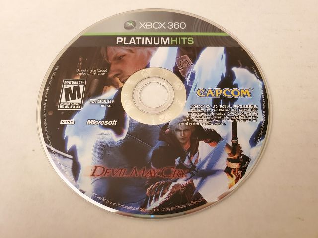 Microsoft Xbox 360 Devil May Cry Platinum Hits video game