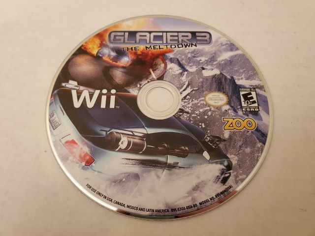 Nintendo Wii Glacier 3 The Meltdown video game