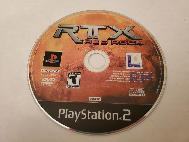 Sony PlayStation 2 RTX Red Rock video game