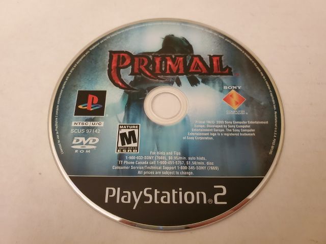 Sony PlayStation 2 Primal video game