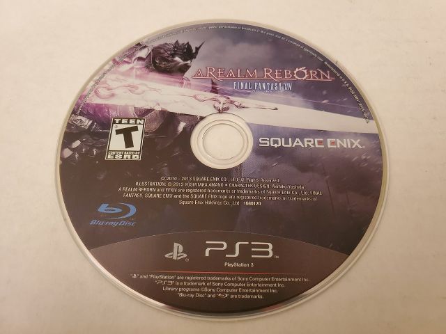 Sony PlayStation 3 A Realm Reborn Final Fantasy XIV video game