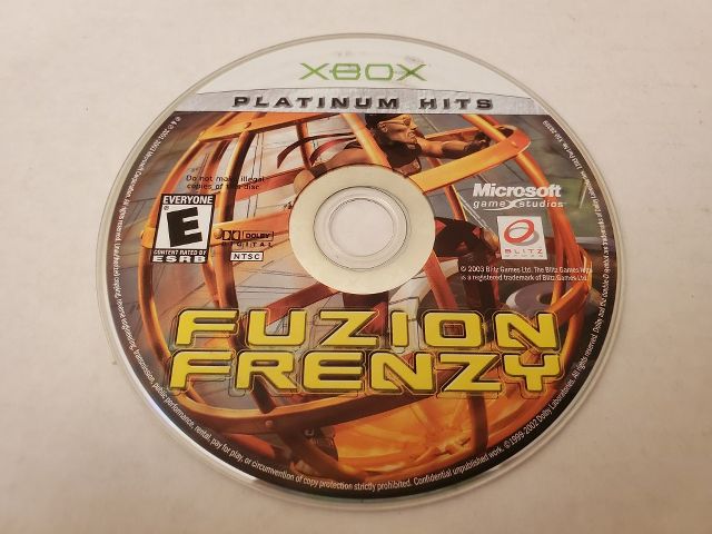 Microsoft Xbox Fuzion Frenzy Platinum Hits video game