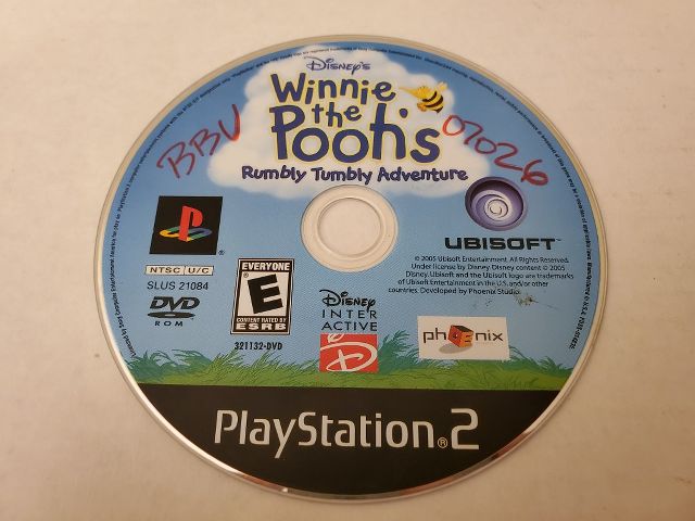 Sony PlayStation 2 Winnie the Pooh's Rumbly Tumbly Adventure video game