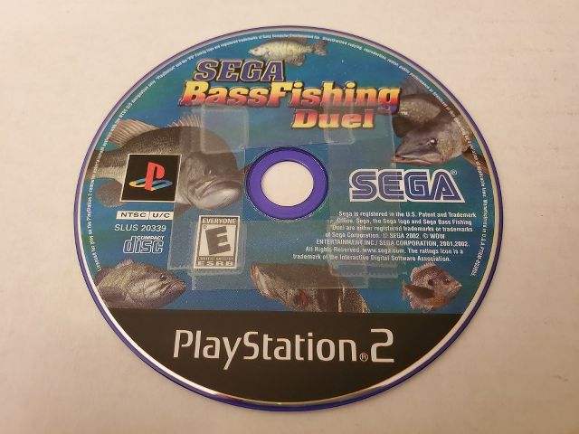 Sony PlayStation 2 SEGA Bass Fishing Duel video game