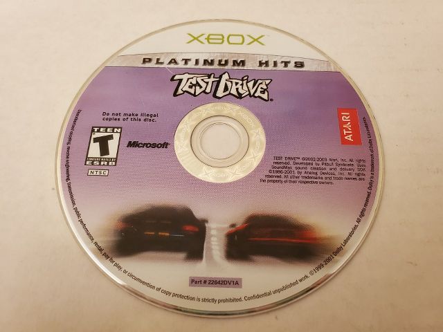 Microsoft Xbox Test Drive Platinum Hits video game
