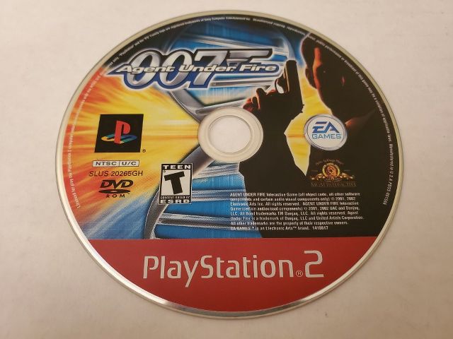 Sony PlayStation 2 007 Agent Under Fire video game