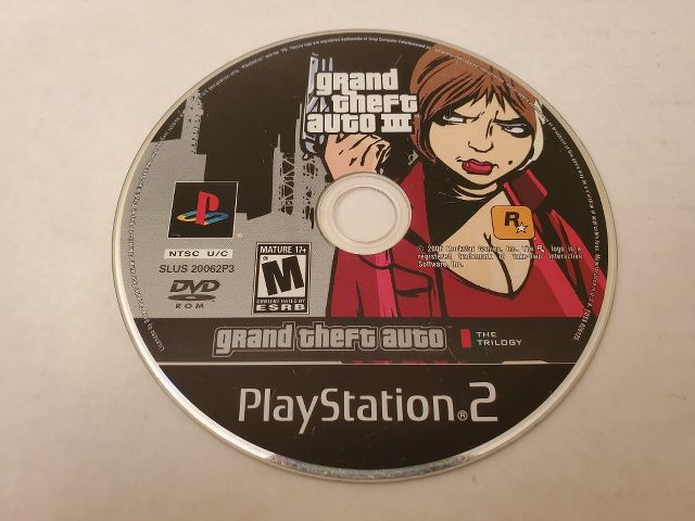 Sony PlayStation 2 Grand Theft Auto III video game