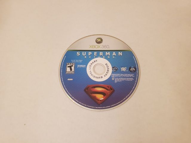 Microsoft Xbox 360 Superman Returns video game