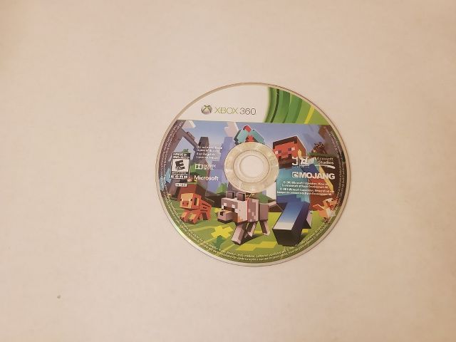 Microsoft Xbox 360 Minecraft video game