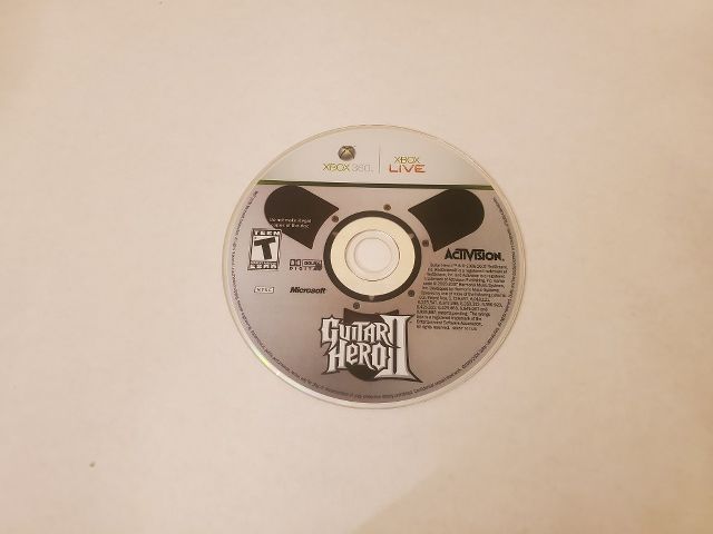 Microsoft Xbox 360 Guitar Hero II video game
