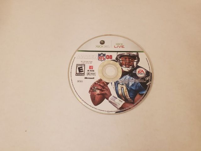 Microsoft Xbox 360 Madden 08 video game