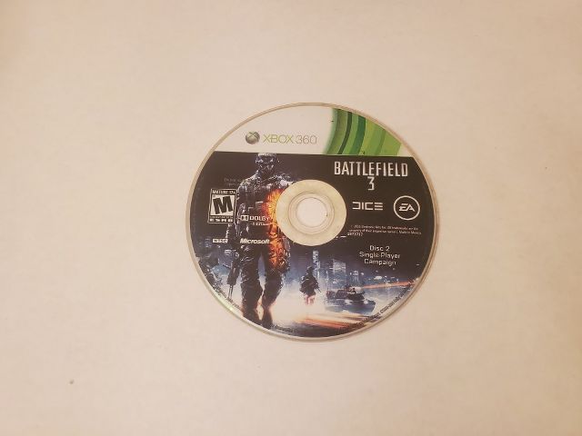 Microsoft Xbox 360 Battlefield 3 video game