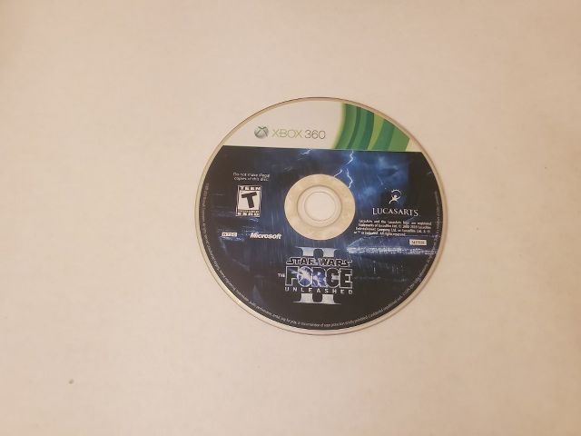Microsoft Xbox 360 Star Wars II The Force Unleashed video game