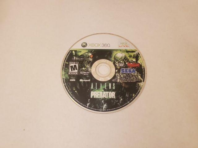 Microsoft Xbox 360 Aliens vs Predator video game