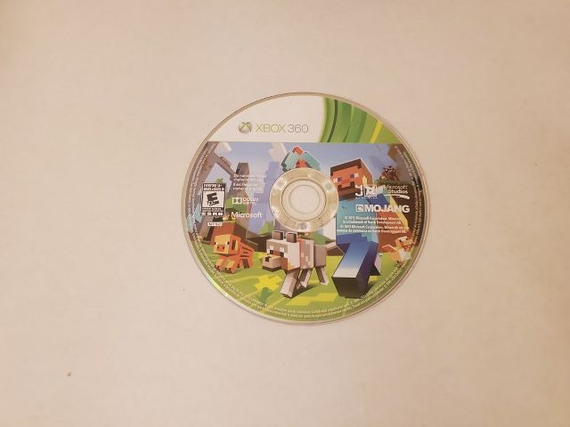 Microsoft Xbox 360 Minecraft video game