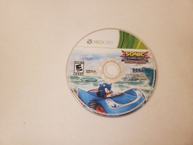 Microsoft Xbox 360 Sonic All-Stars Racing Transformed video game