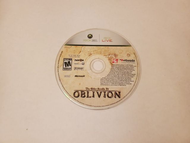Microsoft Xbox 360 The Elder Scrolls IV Oblivion video game