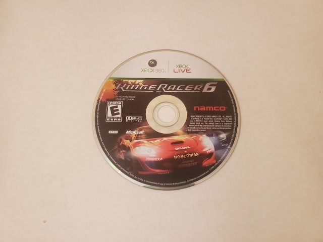 Microsoft Xbox 360 Ridge Racer 6 video game
