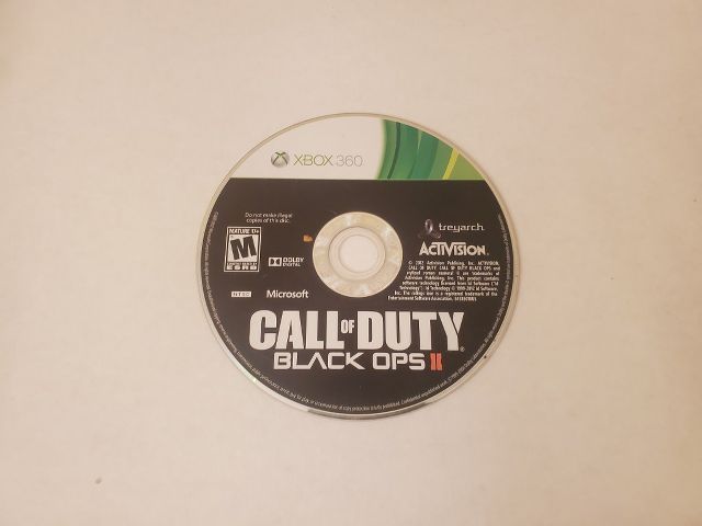 Microsoft Xbox 360 Call of Duty Black Ops II video game