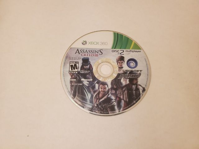 Microsoft Xbox 360 Assassin's Creed III - Disc 2 video game