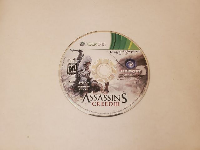 Microsoft Xbox 360 Assassin's Creed III - Disc 1 video game