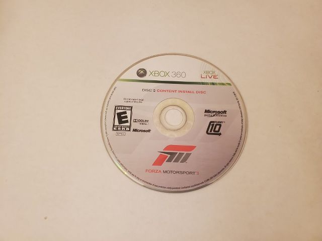 Microsoft Xbox 360 Forza Motorsport 3 Disc 2 video game