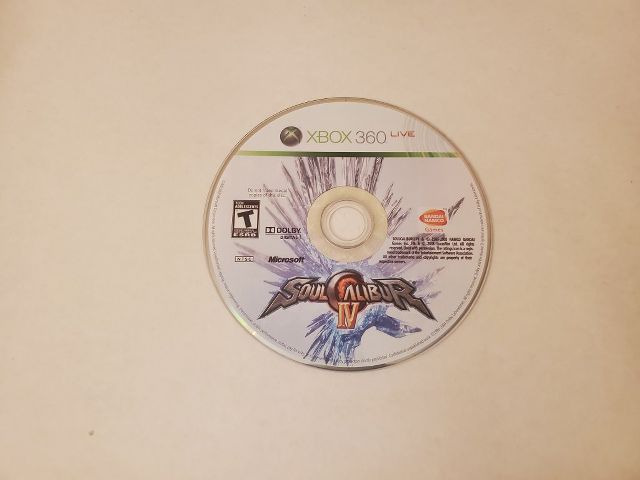 Microsoft Xbox 360 Soul Calibur IV video game