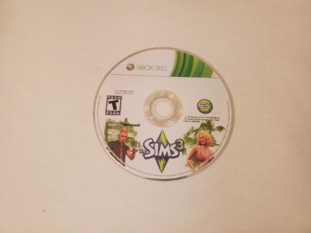 Microsoft Xbox 360 The Sims 3 video game