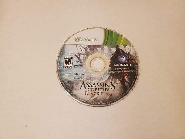 Microsoft Xbox 360 Assassin's Creed IV Black Flag Disc 1 video game