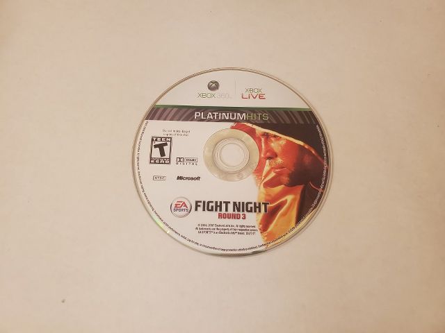 Microsoft Xbox 360 Fight Night Round 3 Platinum Hits video game