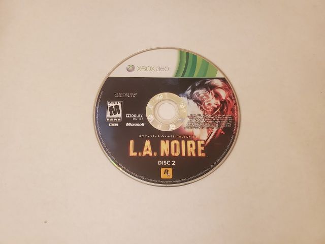 Microsoft Xbox 360 L.A. Noire Disc 2 video game