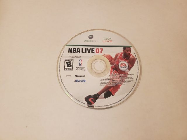 Microsoft Xbox 360 NBA Live 07 video game