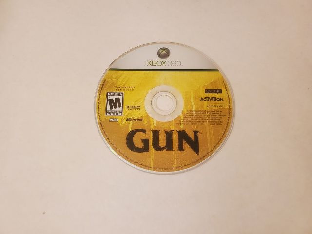 Microsoft Xbox 360 GUN video game