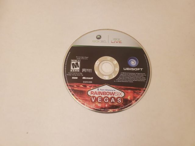 Microsoft Xbox 360 Rainbow Six Vegas video game