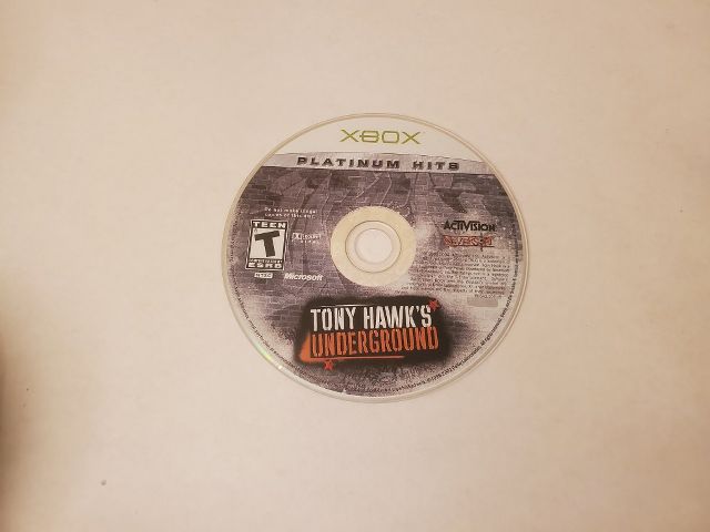 Microsoft Xbox Tony Hawk's Underground Platinum Hits video game