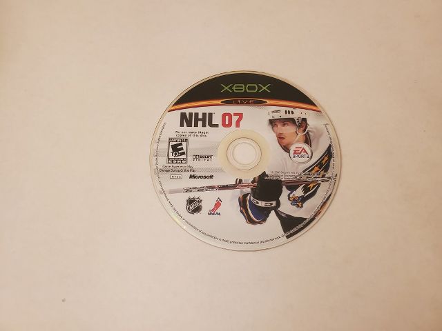 Microsoft Xbox NHL 07 video game