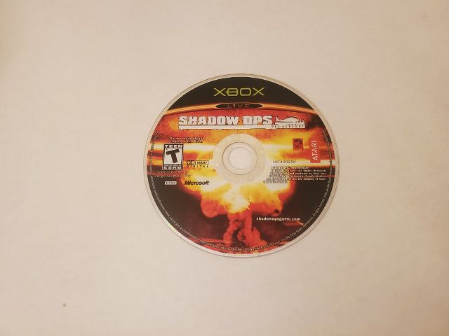 Microsoft Xbox Shadow Ops video game